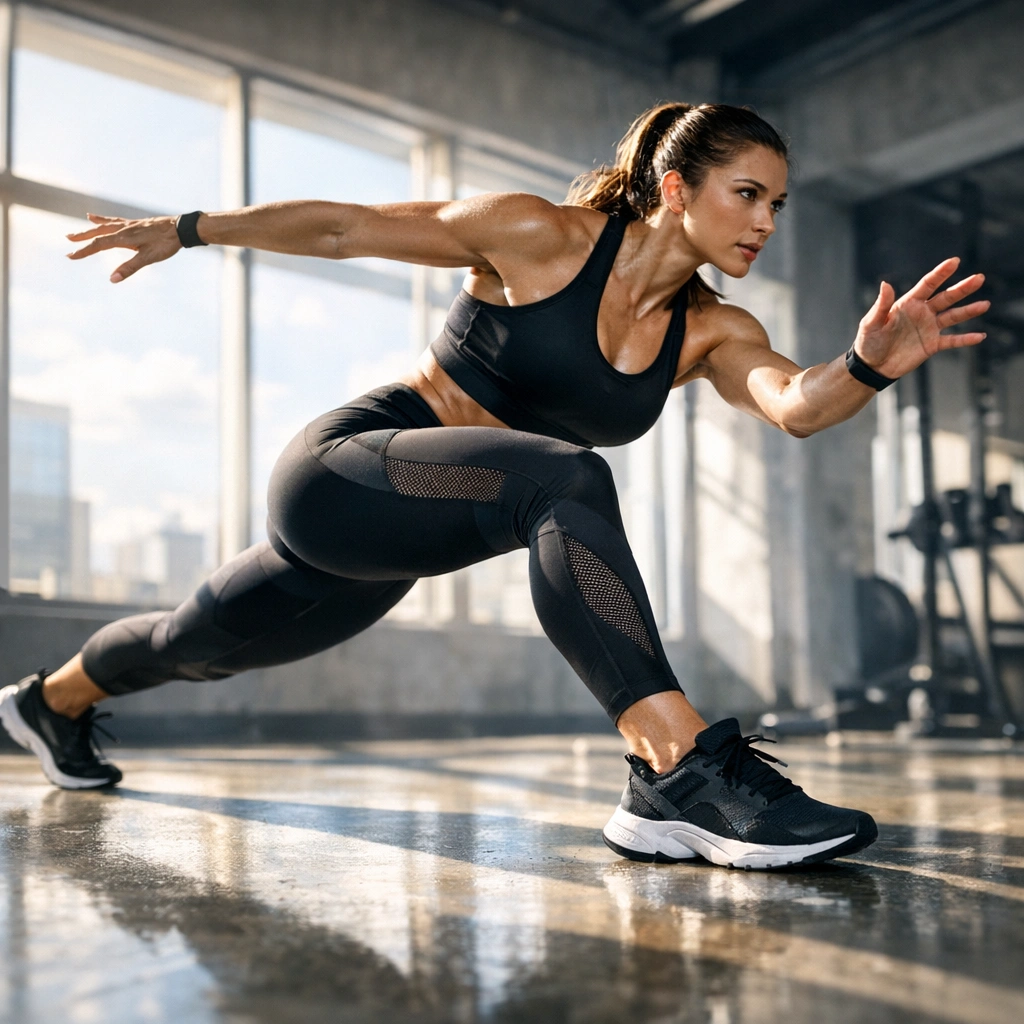 Sportswear outfit for processing